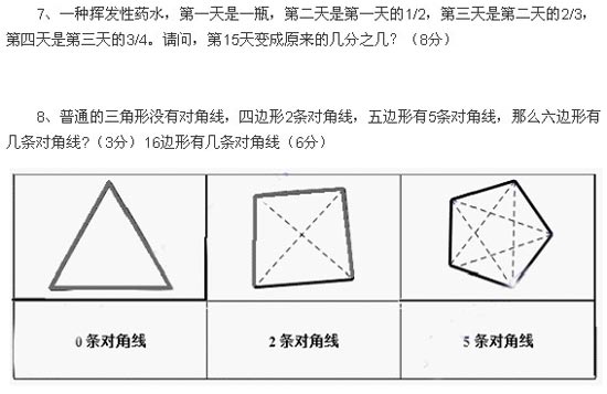 2014小升初数学面试真题_小升初面试题