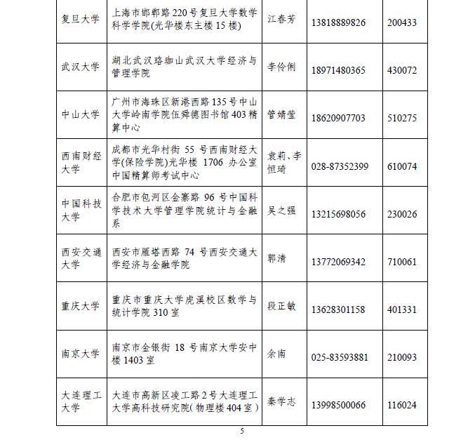 2014年秋季中国精算师资格考试报考公告_考试报名
